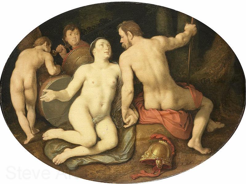 CORNELIS VAN HAARLEM Venus and Mars Spain oil painting art
